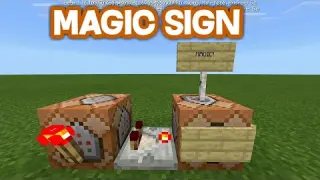 Minecraft Magic Sign Tutorial