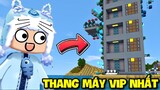 MEOWPEO 1 NGÀY KHÁM PHÁ THANG MÁY XỊN NHẤT SERVER TRONG MINI WORLD