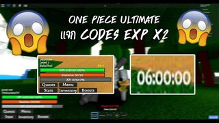 Roblox One Piece Ultimate All New Codes! 2019 November