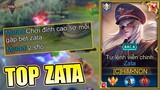 TOP Zata & Nỗi Sợ Hãi Tại Rank Đỉnh Cao Khi Thả Tướng HOT Pick | Liên Quân