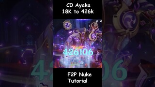 C0 Ayaka 18K To 426K F2P Nuke