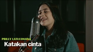 Prilly Latuconsina | Katakan Cinta Offical Lyric Video | OST  BMBP Bawang Merah Bawang Putih