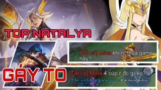 ILUMIA vs TOP NATALYA | MINA gáy sớm và cái kết viên mãn cho toàn team địch | Top 1 Ilumia