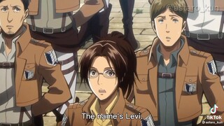 Copying Levi's voice from Attack on Titan
