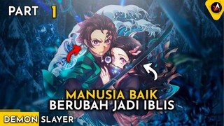 MANUSIA BAIK BERUBAH JADI IBLIS - ALUR CERITA ANIME OVERPOWER DEMON SLAYER