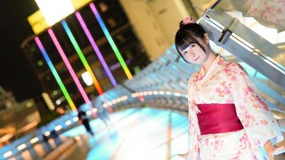 【Azuta Penta】 Khiêu vũ liên khúc mùa hè và các bài hát của ngôi sao trong bộ yukata 【Oasis 21】