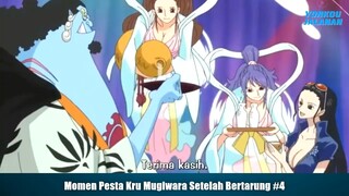 Momen Pesta Kru Mugiwara Setelah Bertarung Part 4