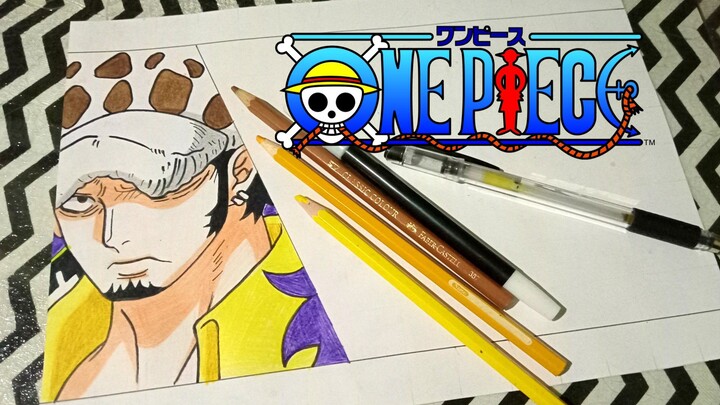 Drawing trio Saiaku No Sedai One Piece | Trafalgar Law