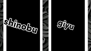 shinobu × giyu