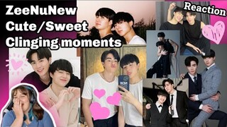 THERE'S SOMETHING BETWEEN ZEENUNEW! (Cute & Clingy moments) - REACTION