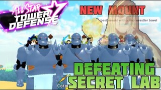 DEFEATING SECRET LAB "FATHER" (+NEW MOUNT) IN ALL STAR TOWER DEFENSE