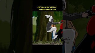 Pocong Kebanyakan Gaya #shorts  #animasi #pocongterlucu