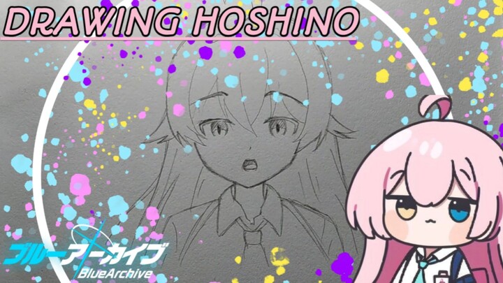DRAWING HOSHINO VERY SIMPLE // BLUE ARCHIVE