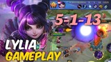 LYLIA GAMEPLAY | FAST JUNGLING AND PURIFY SPELL | MOBILE LEGENDS