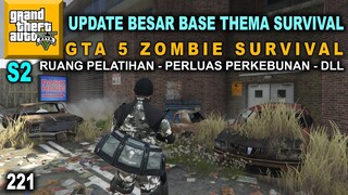 BIKIN BASE ALA SURVIVAL - GTA 5 ZOMBIE SURVIVAL APOCALYPSE #221