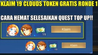 KLAIM 19 TOKEN DRAW GRATIS EVENT BEYOND THE CLOUDS RONDE 1! TRIK HEMAT SELESAIKAN QUEST TOP UP NYA