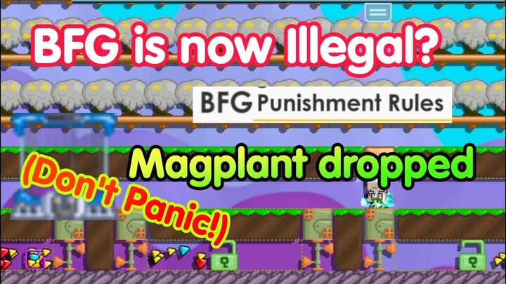 BFG is Illegal now? | Growtopia
