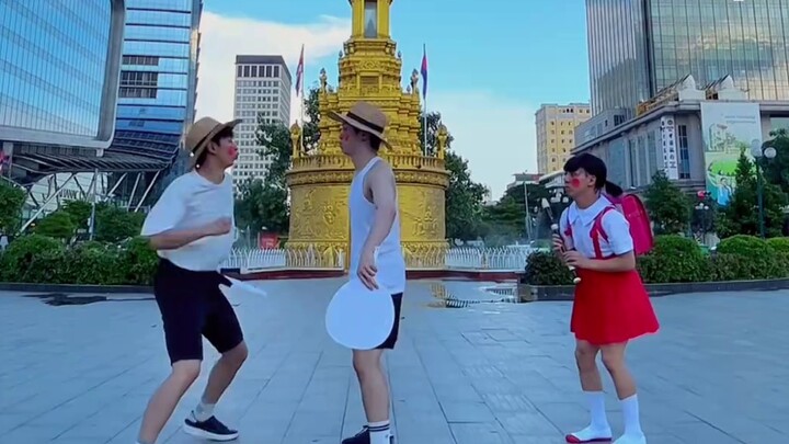 Cambodia is watching! The otakus dance to "Strong Wind Big Back Hair" together [RAB]