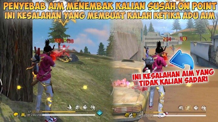 7 PENYEBAB AIM MENEMBAK FREE FIRE KALIAN SUSAH ON POINT | Ini Kesalahan Yang Membuat Susah Headshot