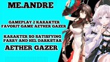 Gameplay 2 karakter favorit game aether gazer