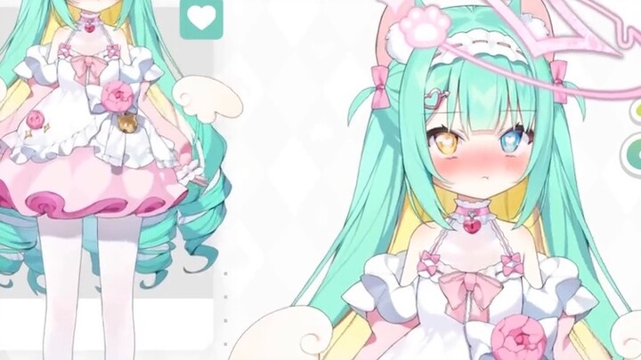 【Tampilan model Live2D】Malaikat kecil bertelinga kucing turun ke dalam hatimu♥