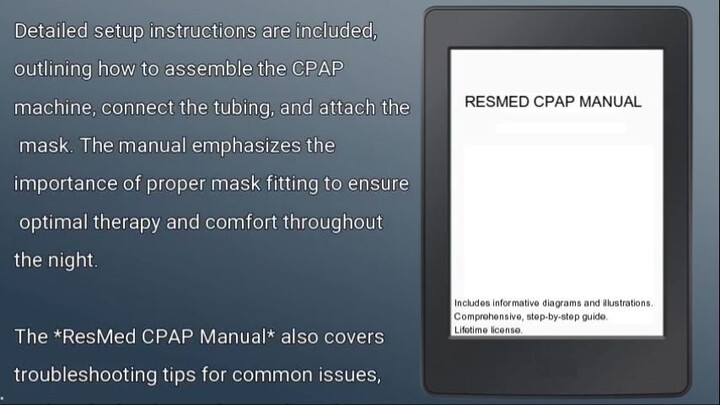 RESMED CPAP MANUAL
