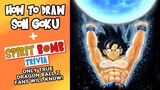 How to Draw Goku Spirit Bomb + Dragon Ball Z FUN TRIVIA | SPEEDART