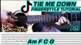 Tie me down | Gryffin ft Elley (Guitar Fingerstyle Cover) Tabs+chords