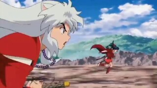 AMV anime inuyasha melawan iblis dan saling menlindungin pacar nya#