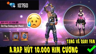 10.000 KIM CƯƠNG test vòng quay chế tác mới kiếm rapper đường phố | Người Ấy Là Ai | Free Fire Max