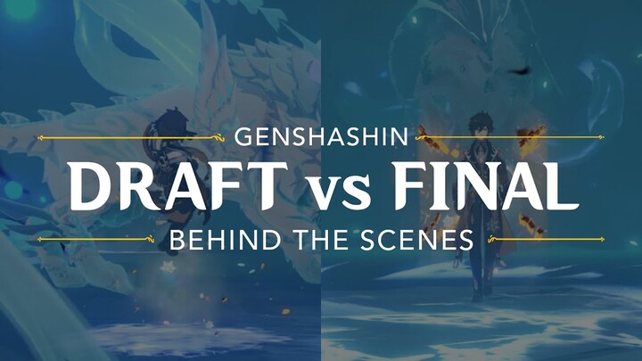 Behind the Scenes: Draft vs Final [Earphones recommended!]