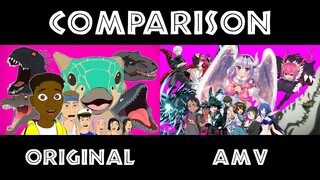 ♪ ENTIRE JURASSIC WORLD CAMP CRETACEOUS THE MUSICAL AMV COMPARISON