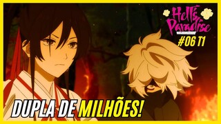 GABIMARU E SAGIRI VS ROKUROTA! REACT HELLS PARADISE EPISÓDIO 6 | Jigokuraku