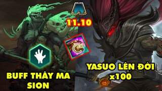 TOP 6 thay đổi KHỔNG LỒ trong ĐTCL 11.10: Buff mạnh Thây Ma, Yasuo lên đời, Item Hắc Ám | ĐTCL mùa 5