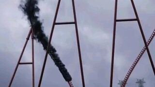 This roller coaster has absorbed the power of wind and thunder, and its speed is so fast that it is 