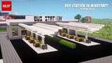How to build a bus station in minecraft - builder's tutorial🚍