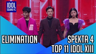 ELIMINATION IN RESULT SPEKTA SHOW 4 INDONESIAN IDOL XIII |