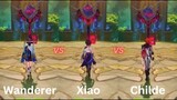 Who is BEST DPS? Wanderer (Scaramouche) vs Childe vs Xiao !!