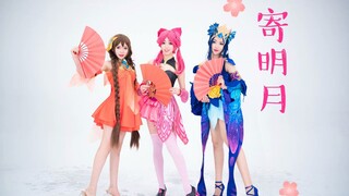 【椰汁兔×依七喵×嘉禾】【新年作】三人王者荣耀版寄明月翻跳——貂蝉大小姐大乔，你Pick哪个小姐姐？/Cosplay