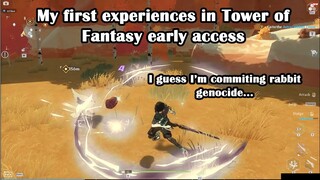 my first experiences in Tower of Fantasy early access | Tower of Fantasy