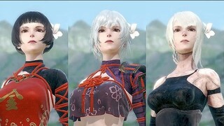 [4K60 frames] "Nier: The Pretender Remake" All Kenny Costumes Display