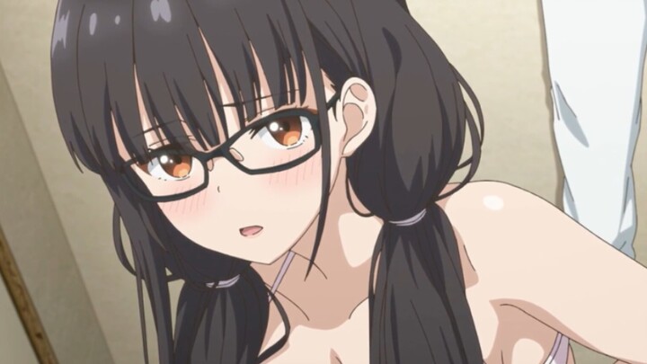 "Idiot, I want you to evaluate swimsuits. Not... Oppai!"