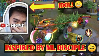 ML DISCIPLE IS MY INSPIRATION MY FANNY AFTER 1 MONTH PRACTICE