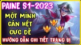 Hướng dẫn Chơi PAINE & Lên Đồ, Bảng Ngọc PAINE Mạnh và Chuẩn nhất Liên Quân | HD GAME 76