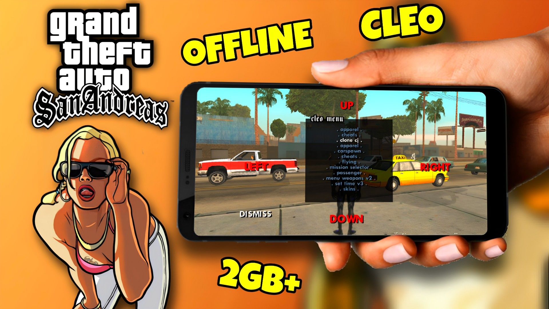 Cleo Cheats For GTA San Andreas Android