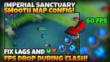 Smooth Map Config For Imperial Sanctuary Map | Fix Lags & FPS Drop  During Clash | Mobile Legends