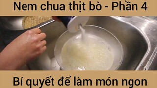 Bí quyết để làm món Nem chua thịt bò #4