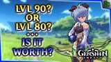 Genshin Impact - Ganyu Guide - Level 80 to 90!  ...Is It Worth?