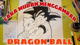 menggambar manga dragonball son goku dan kakek