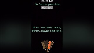 DUET ME: YOU'RE THE GREEN LINE. POV: Your friend offers to treat you your favorite snack. fyp duet 